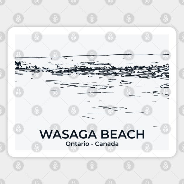 Wasaga Beach - Ontario Magnet by Lakeric